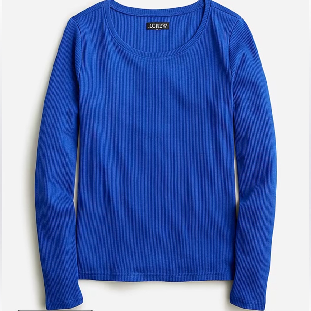 J. Crew lightweight ribbed long sleeve